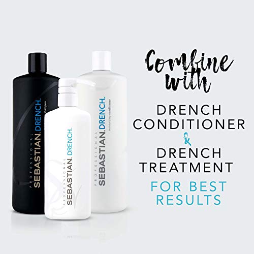 Sebastian Drench Shampoo, Deep Moisturizing Shampoo For Chemically Treated Ha...