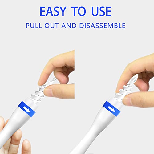 Ear Wax Removal, Ear Wax Remover Silicone Soft Spiral Earwax Remover Tool wit...