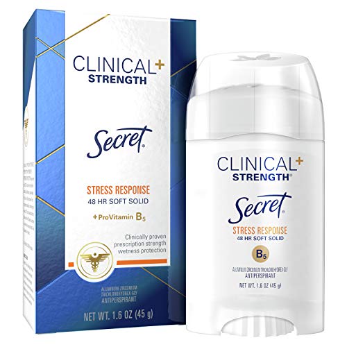 Secret Antiperspirant Clinical Strength Deodorant for Women, Soft Solid, Stre...