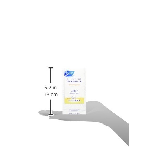 Secret Antiperspirant Clinical Strength Deodorant for Women, Soft Solid, Stre...
