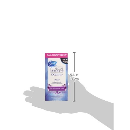 Secret Clinical Strength Invisible Solid Antiperspirant and Deodorant, Clean ...