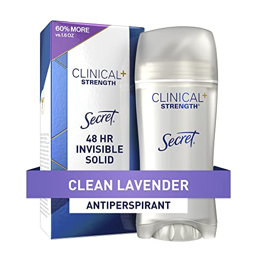 Secret Clinical Strength Invisible Solid Antiperspirant and Deodorant, Clean ...