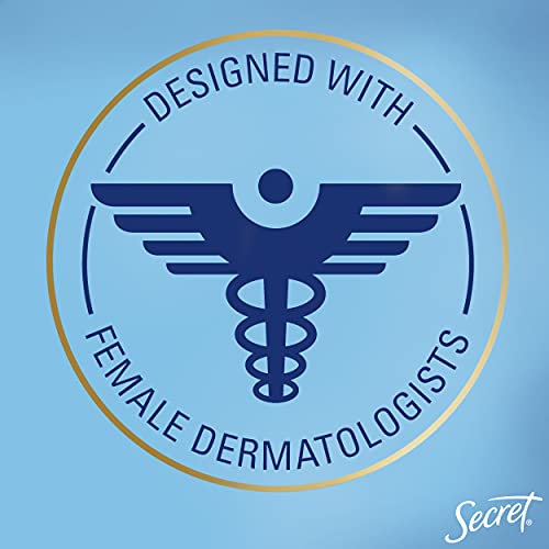 Secret Derma+ Invisible Gel Antiperspirant and Deodorant, Fragrance Free, 2.5...