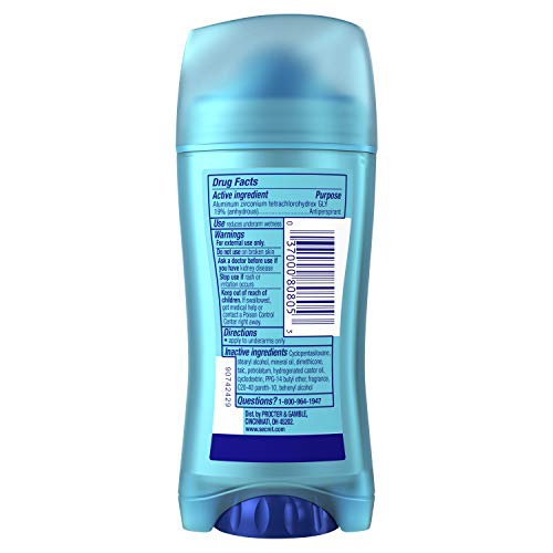 Secret Outlast Invisible Solid Antiperspirant Deodorant, Completely Clean, 2....