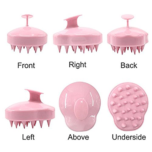 Hair Scalp Massager Shampoo Brush, Scalp Care Hair Wash Brush Silicone Comb -...