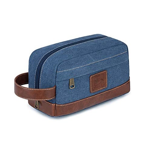SEEMEROAD Toiletry Bag Canvas for Men / Women Traveling Cosmetic Bag Dopp Kit...