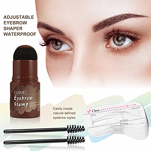 Eyebrow Stamp Kit, Eyebrow Shaping Stamp Makeup Kit, One Step Eye Brow Stamp,...