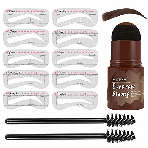 Eyebrow Stamp Kit, Eyebrow Shaping Stamp Makeup Kit, One Step Eye Brow Stamp,...