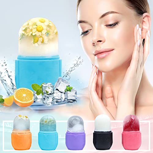 Ice Face Roller Cube Tray for Eye, Neck, Brighten Skin & Enhance Your Natural...