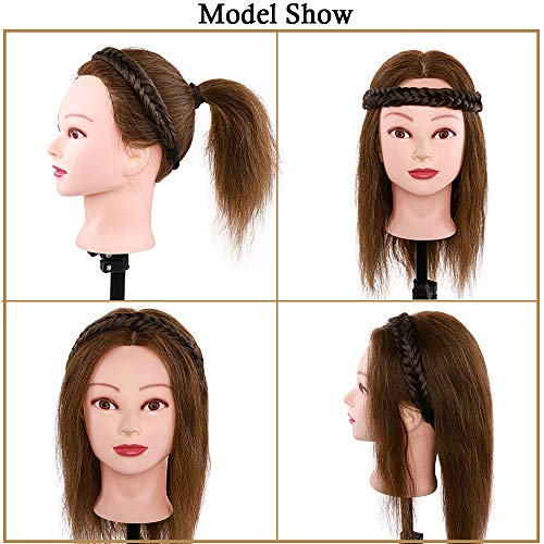 SEGO Braided Headband For Women Fishtail Braid Headband Synthetic Wide Classi...