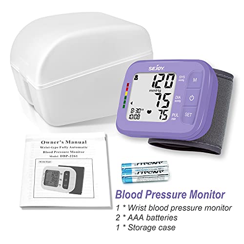 Blood Pressure Machine,Wrist Blood Pressure Monitor Digital Automatic BP Cuff...
