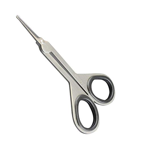 Seki Edge Stainless Steel Nostril Scissors (SS-908) - Safety Grooming Scissor...