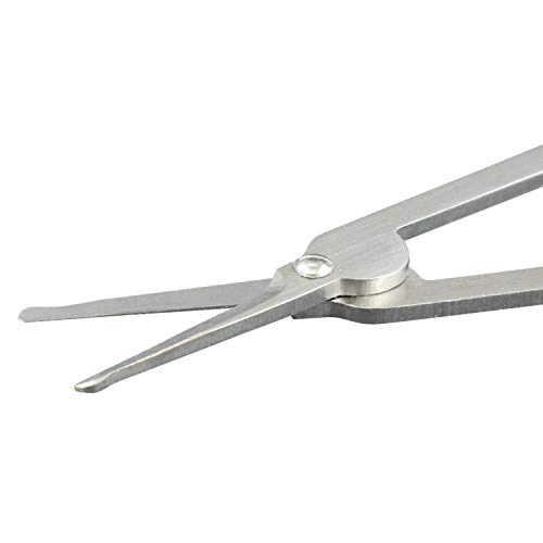 Seki Edge Stainless Steel Nostril Scissors (SS-908) - Safety Grooming Scissor...
