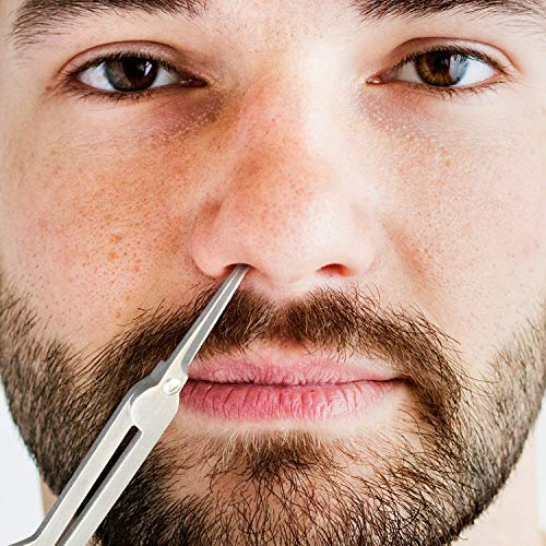 Seki Edge Stainless Steel Nostril Scissors (SS-908) - Safety Grooming Scissor...