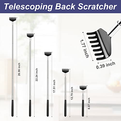 Upgrade Telescoping Back Scratcher, Metal Backscratchers for Men Women Adults...