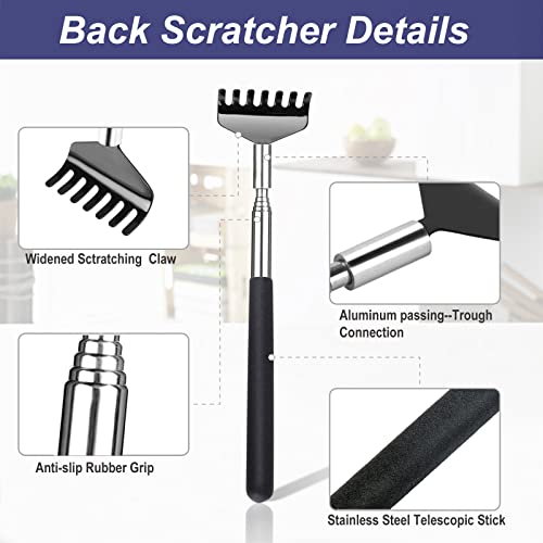 Upgrade Telescoping Back Scratcher, Metal Backscratchers for Men Women Adults...