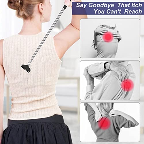 Upgrade Telescoping Back Scratcher, Metal Backscratchers for Men Women Adults...