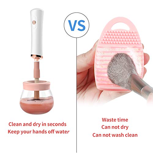Senbowe Upgraded Makeup Brush Cleaner and Dryer Machine, Electric Cosmetic Au...