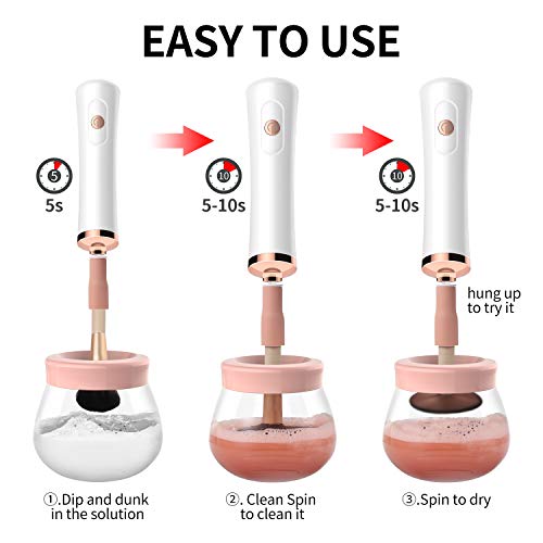 Senbowe Upgraded Makeup Brush Cleaner and Dryer Machine, Electric Cosmetic Au...