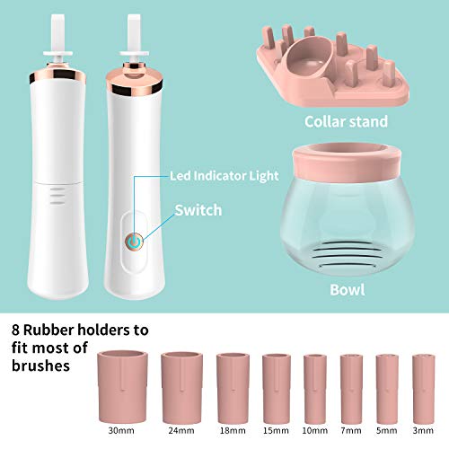 Senbowe Upgraded Makeup Brush Cleaner and Dryer Machine, Electric Cosmetic Au...