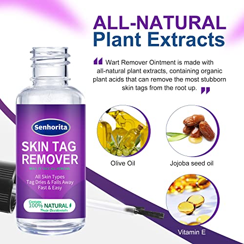 Skin Tag Remover,Extra Strength Skin tag Removal Serum,Made of Natural Plant ...