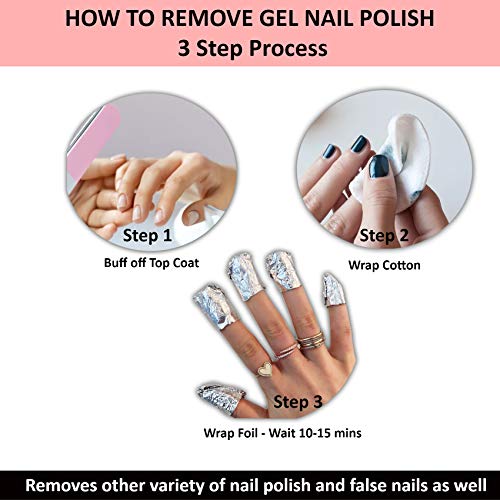 SensatioNail Gel Nail Polish Remover, 8 Fl. Oz. Bottle – 98% Acetone Nail Pol...
