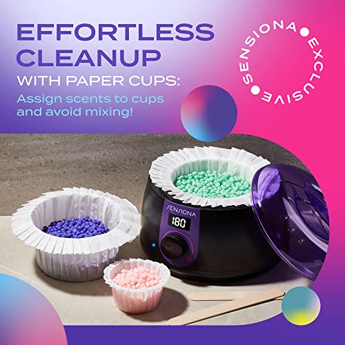 Sensiona Wax Machine Kit, Professional Hot Wax Warmer Hair Removal, Complete ...