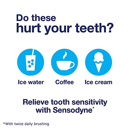 Sensodyne Fresh Mint Sensitive Toothpaste, Cavity Prevention and Sensitive Te...