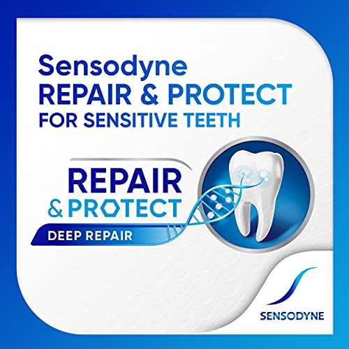 Sensodyne Repair & Protect Teeth Whitening Sensitive Toothpaste, Cavity Preve...