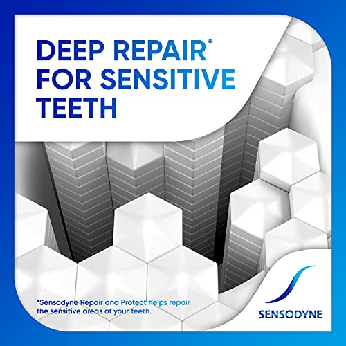 Sensodyne Repair and Protect Whitening Toothpaste, Toothpaste for Sensitive T...