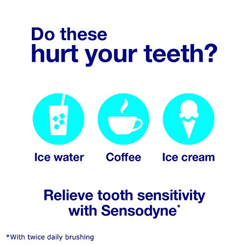 Sensodyne True White Sensitive Teeth Whitening Toothpaste for Stained Teeth, ...