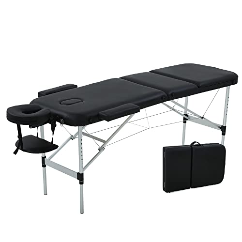 Aluminum Massage Table Portable Massage Table 3 Collapsible Massage Table Tat...