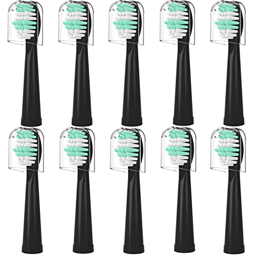 10 Pack Replacement Heads Compatible with Fairywill Toothbrush Heads Electric...