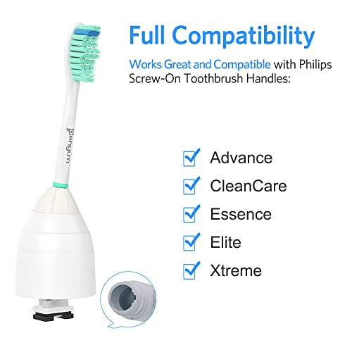 Senyum Toothbrush Replacement Heads Compatible with Philips Sonicare Replacem...