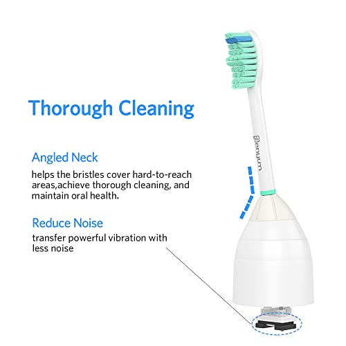 Senyum Toothbrush Replacement Heads Compatible with Philips Sonicare Replacem...