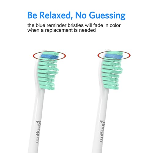 Senyum Toothbrush Replacement Heads Compatible with Philips Sonicare Replacem...