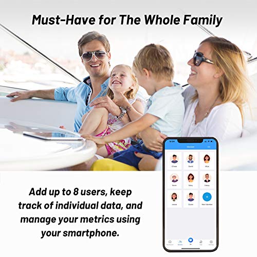 Septekon Smart Body Fat Scale - Bluetooth Weight Scale with ITO Coating - Acc...