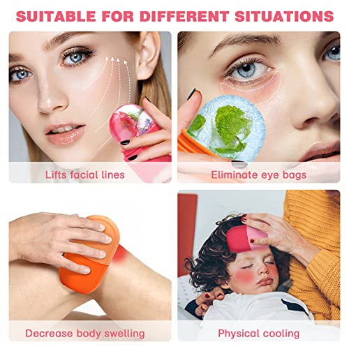 Ice Face Roller Ice Facial Beauty Roller for Face Skin Care Silicone Ice Stic...