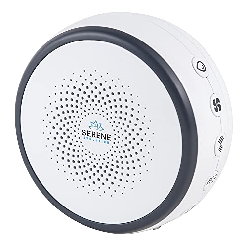 Serene Evolution 18 Sound Portable White Noise Machine, Sound Machine for Adu...