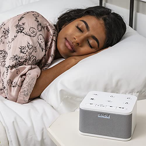 Serene Evolution 45 Sound Portable White Noise Machine, Sound Machine for Adu...