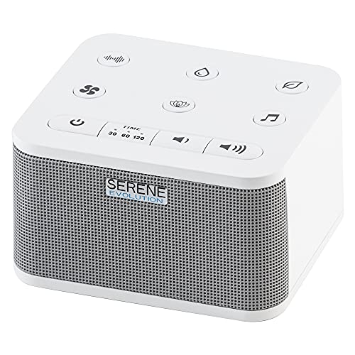 Serene Evolution 45 Sound Portable White Noise Machine, Sound Machine for Adu...
