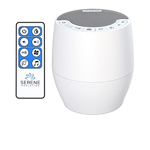 Serene Evolution White Noise Machine for Sleeping Adult or Baby with 60 Sound...