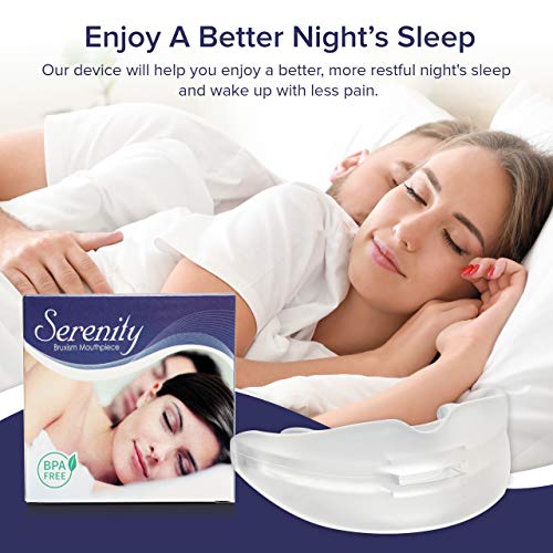 Serenity Bruxism Night Sleep Aid Mouthpiece Boil and Bite Guard