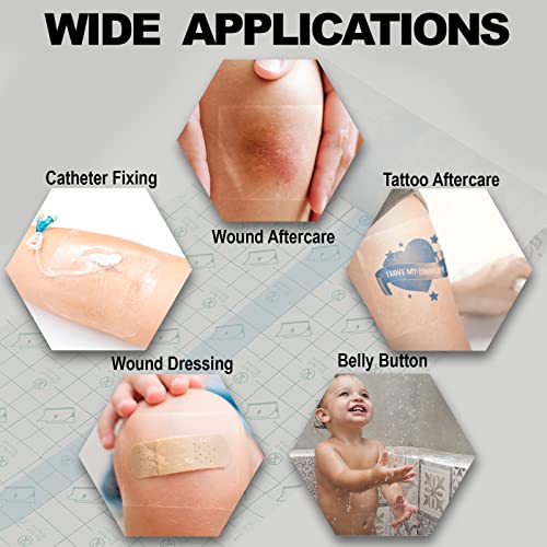 Serfeymi Tattoo Aftercare Bandage Second Skin Bandage Tattoo Cover Up Tape Wa...