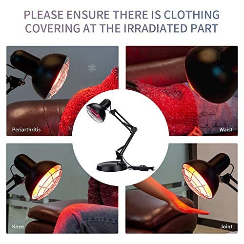 Infrared Lamp,150W Near Infrared Light Red Light Therapy Heat Lamp Bulb for B...