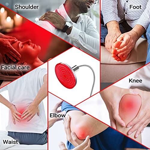 Red Light Therapy Device, Serfory Led Red Light Lamp with Stand, High Power 3...