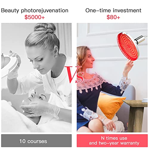 Red Light Therapy Device, Serfory Led Red Light Lamp with Stand, High Power 3...