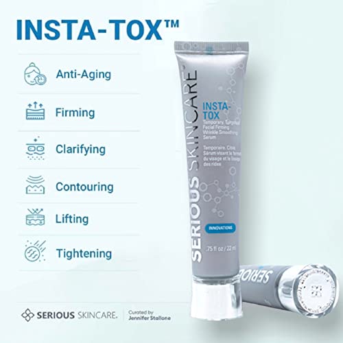 Serious Skincare INSTA-TOX Instant Wrinkle Smoothing Serum | Tightens Skin | ...