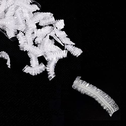 100 Pack Clear Disposable Ear Protectors Ear Covers Waterproof Ear Shower Cap...