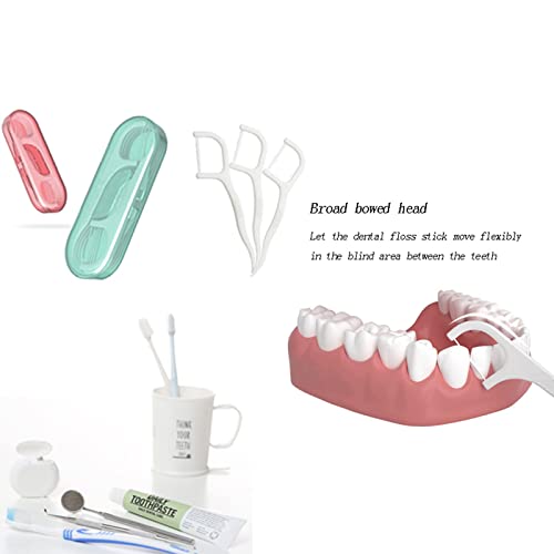 Dental Floss Case Travel Floss Professional Toothpicks Sticks Dental Floss Pi...